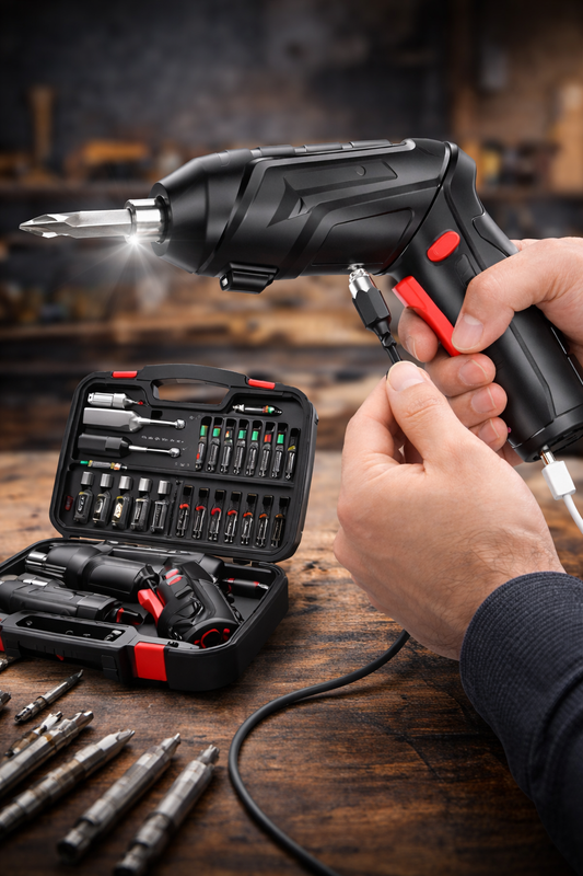 Kit Destornillador Inalámbrico Elétrico