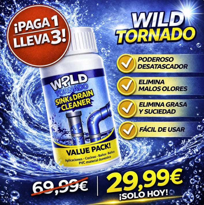 WILD TORNADO DESATASCADOR PROFESIONAL