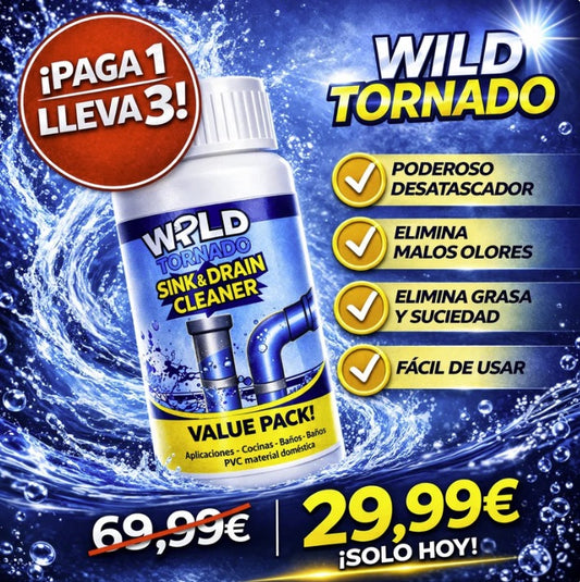 WILD TORNADO DESATASCADOR PROFESIONAL